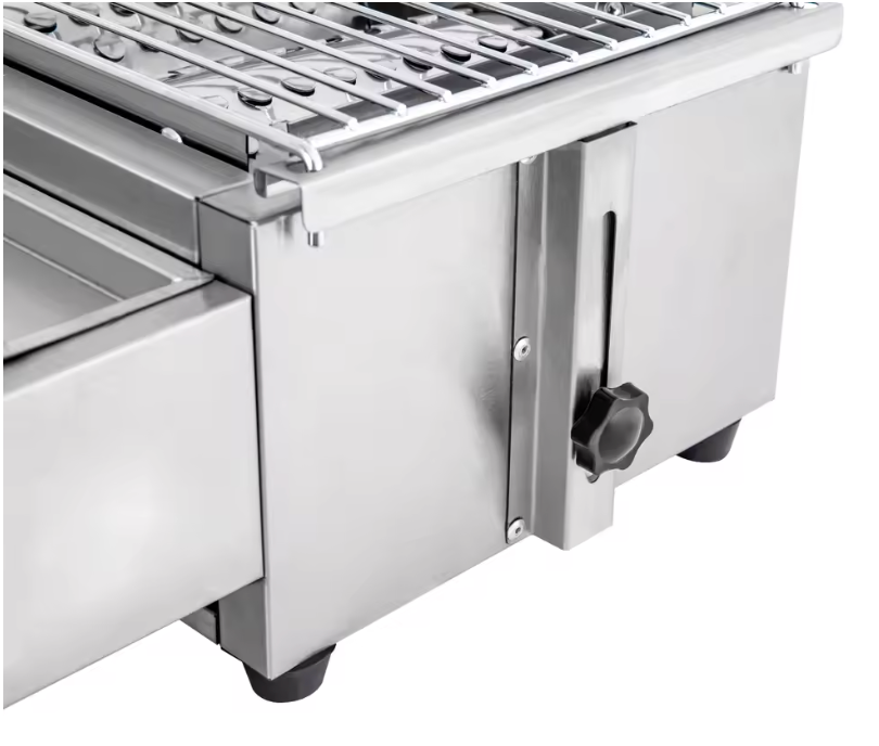 Barbecue à Gaz Professionnel Inox 4 Brûleurs | Allumage Électronique | Thermomètre Intégré | 4-6 Personnes