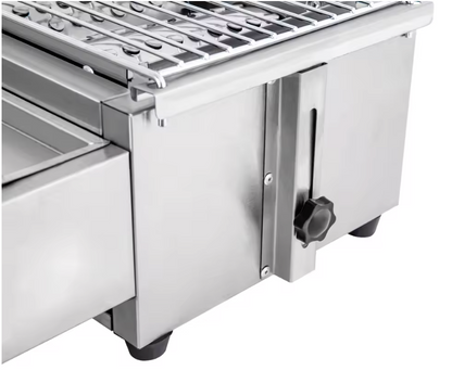 Barbecue à Gaz Professionnel Inox 4 Brûleurs | Allumage Électronique | Thermomètre Intégré | 4-6 Personnes