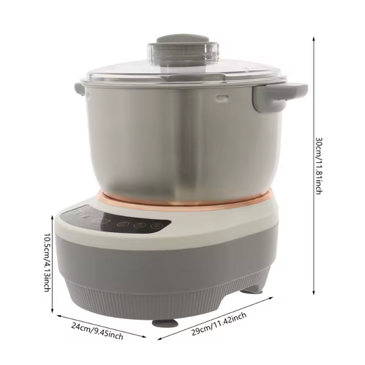 Pétrisseur Électrique avec Fermentation | 7L | Température 45°C | Pain, Pizza & Brioche Maison