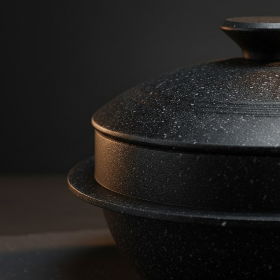 Cocotte Coréenne Stone Pot | Pierre & Fonte d'Aluminium | Bibimbap & Cuisine Coréenne Authentique