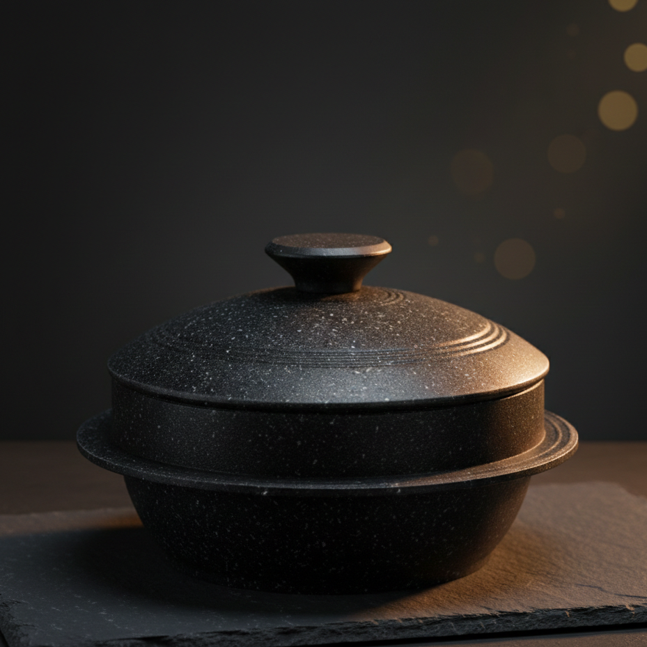 Cocotte Coréenne Stone Pot | Pierre & Fonte d'Aluminium | Bibimbap & Cuisine Coréenne Authentique