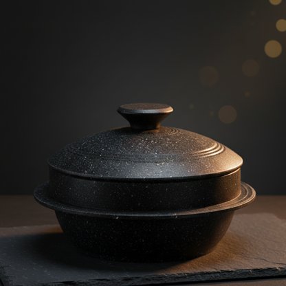Cocotte Coréenne Stone Pot | Pierre & Fonte d'Aluminium | Bibimbap & Cuisine Coréenne Authentique