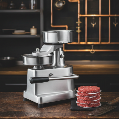 Presse à Hamburger Professionnelle Manuelle | Steaks Hachés & Smash Burgers | 3 Diamètres