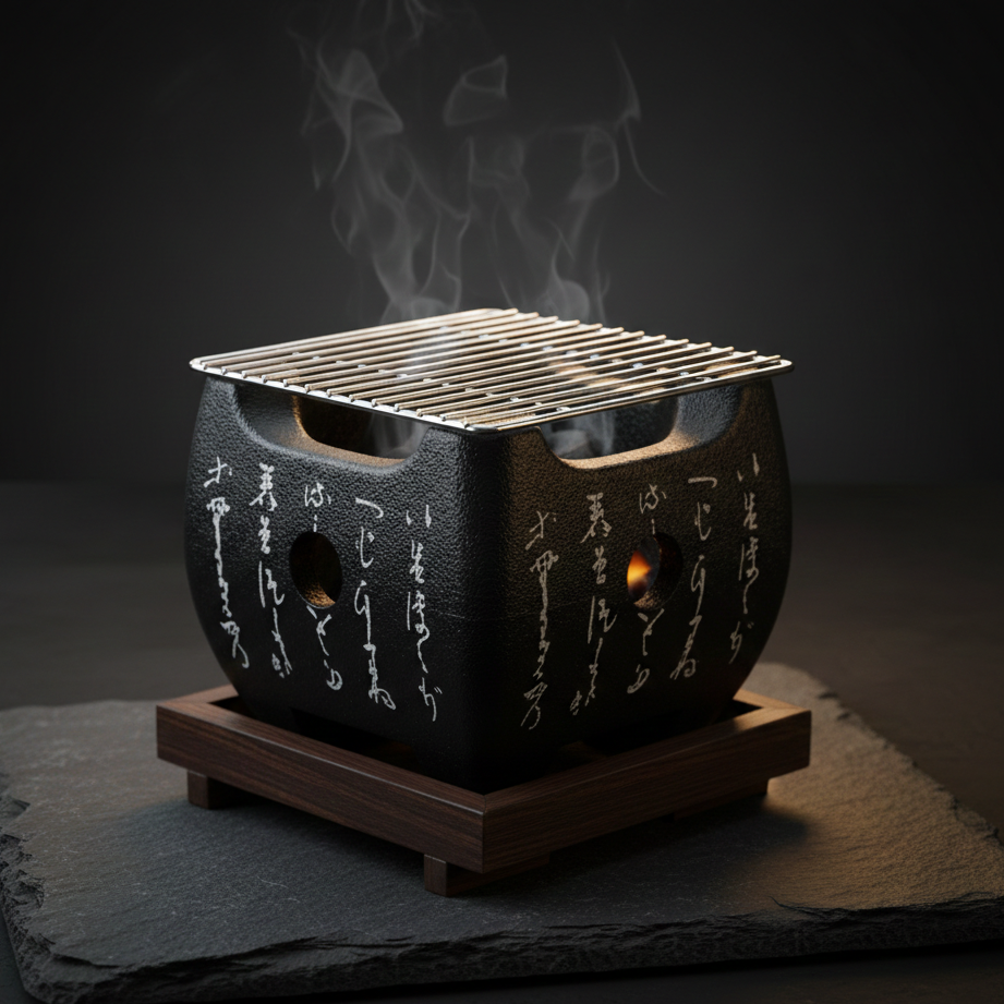 Barbecue Japonais Nomade | Charbon de Bois | Yakitori, Kushiyaki & Yakiniku | Style Shichirin
