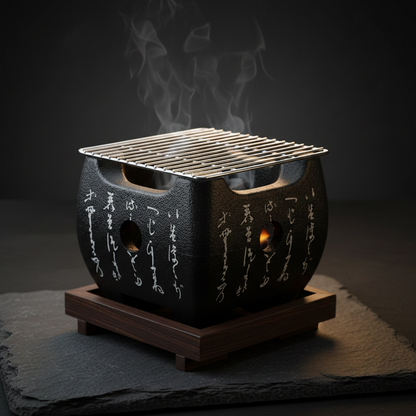 Barbecue Japonais Nomade | Charbon de Bois | Yakitori, Kushiyaki & Yakiniku | Style Shichirin