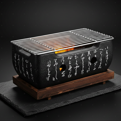 Barbecue Japonais Nomade | Charbon de Bois | Yakitori, Kushiyaki & Yakiniku | Style Shichirin