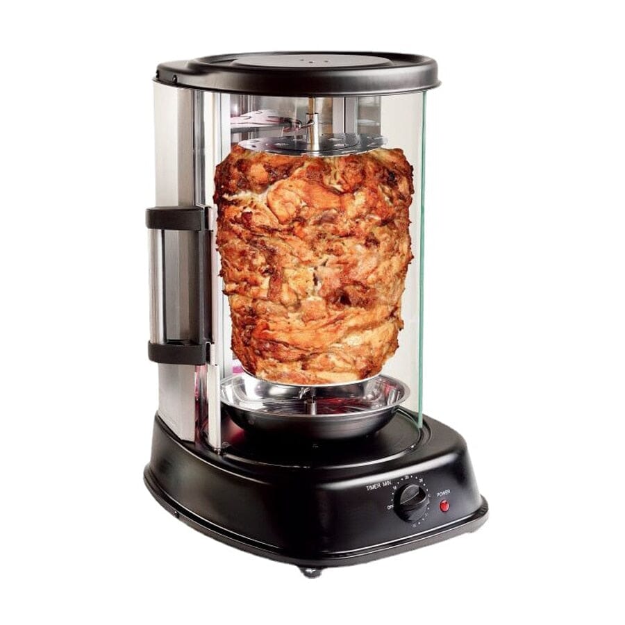 Rôtissoire Verticale 360° | Kebab, Shawarma & Grill | 21 Litres | Sans Fumée Excessive