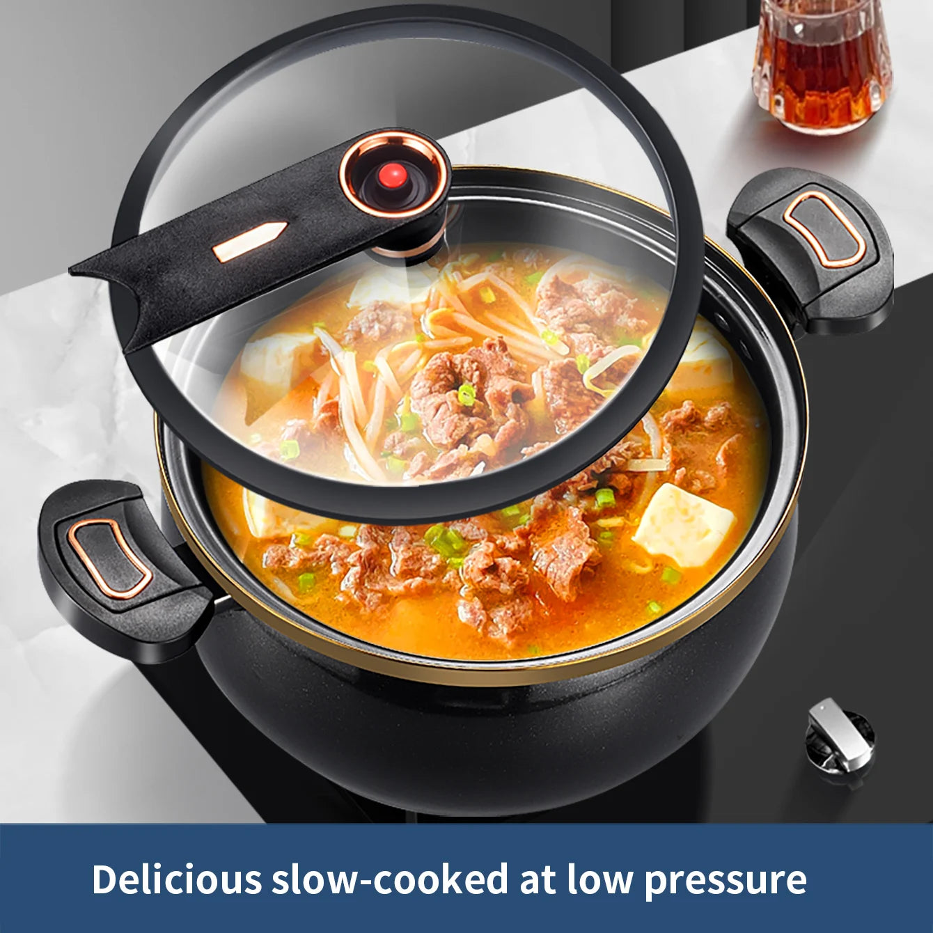 Autocuiseur micro-pression 7L céramique induction Le Comptoir Culinaire
