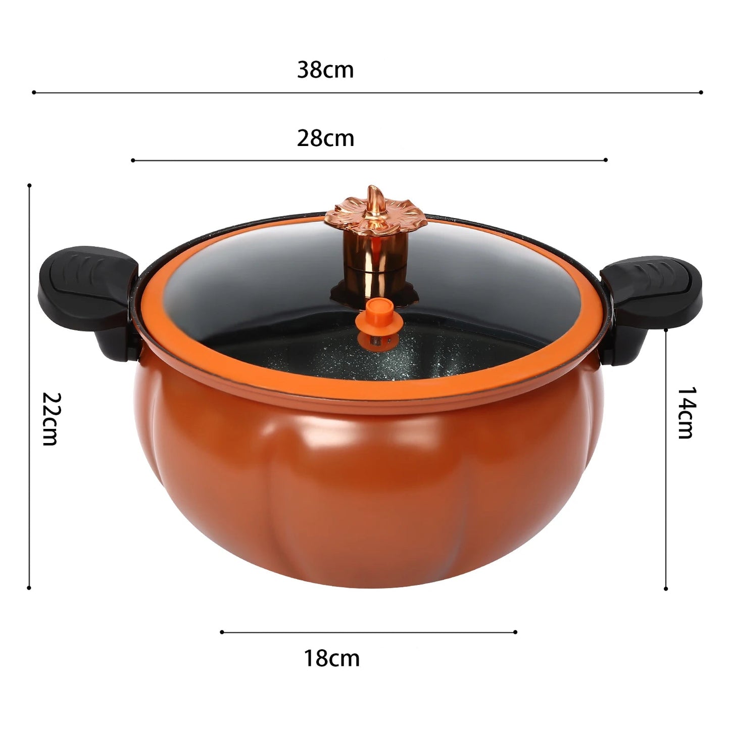 Autocuiseur pression design citrouille inox anti-corrosion Le Comptoir Culinaire
