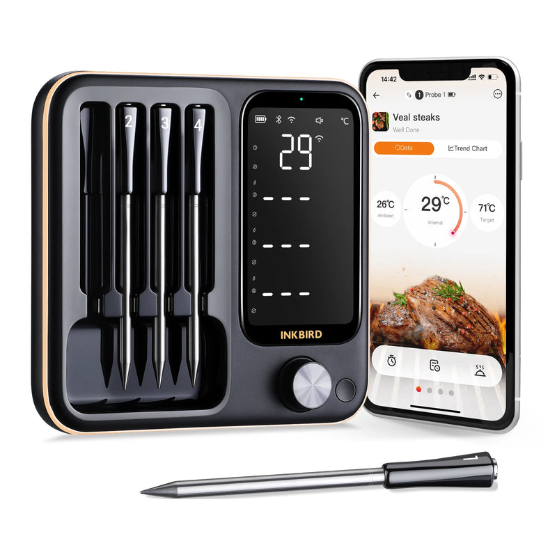 Thermomètre viande sans fil INKBIRD BBQ four gril Le Comptoir Culinaire