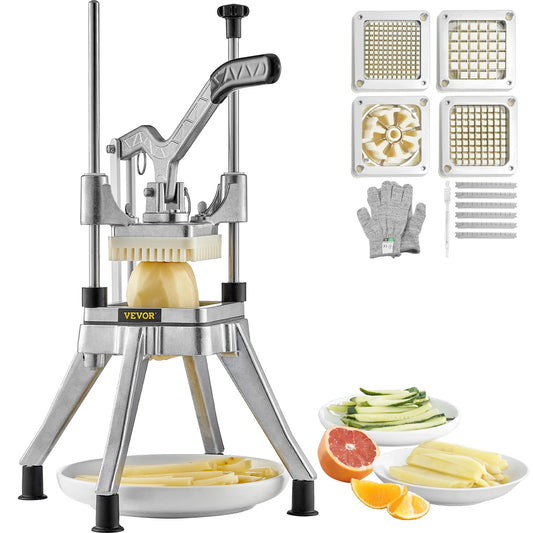 Coupe-frite professionnel inox 4 lames interchangeables Le Comptoir Culinaire