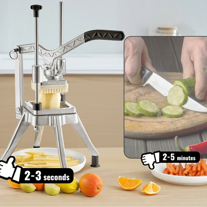 Coupe-frite professionnel inox 4 lames interchangeables Le Comptoir Culinaire