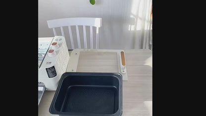 Barbecue Électrique Rotatif 1000W | Rôtissoire & Gril | Poulet Rôti Maison | Intérieur & Extérieur